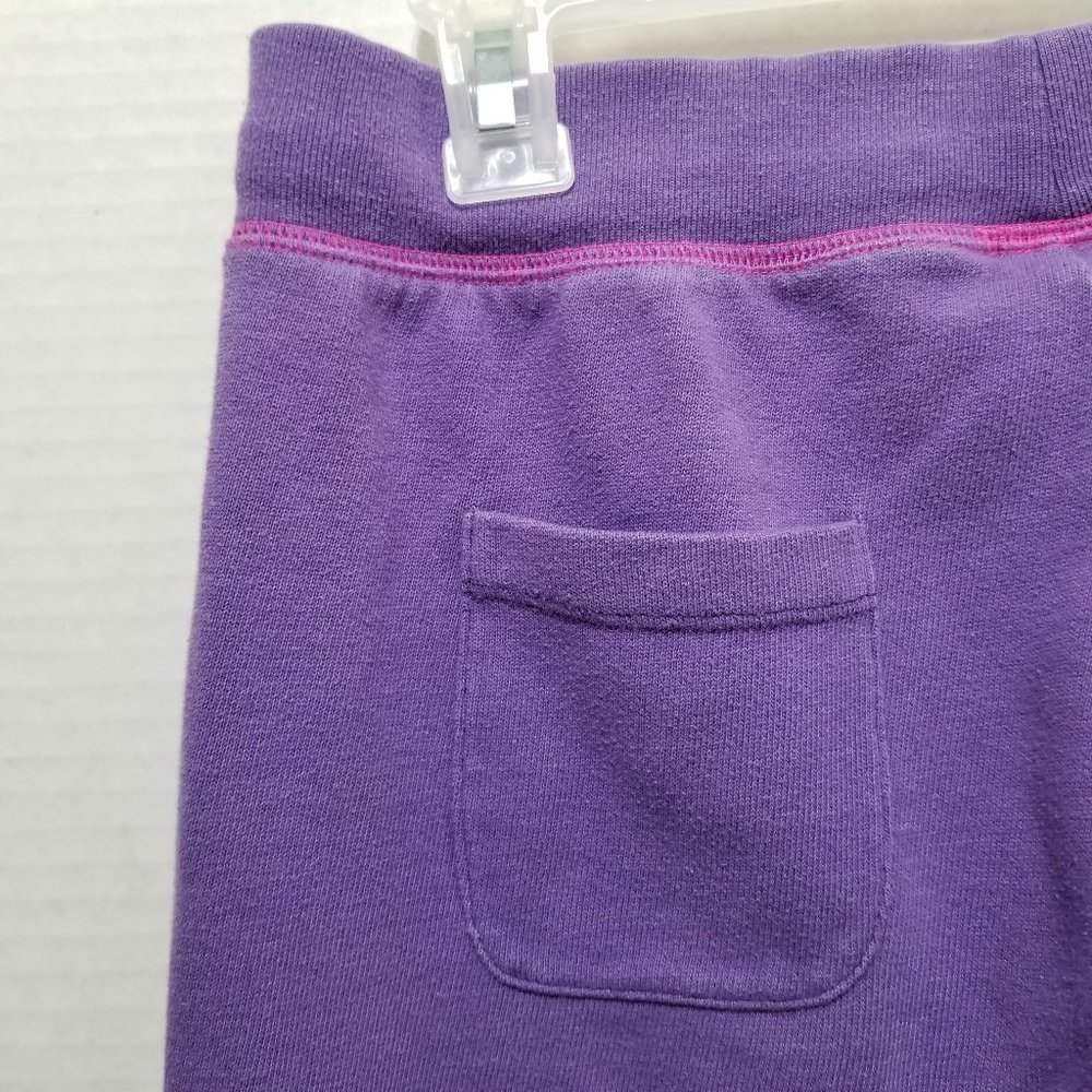 Victoria's Secret PINK pants XS heart logo graphic cropped capri sweats lounge - Picture 9 of 15